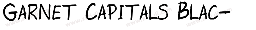 Garnet Capitals Blac字体转换